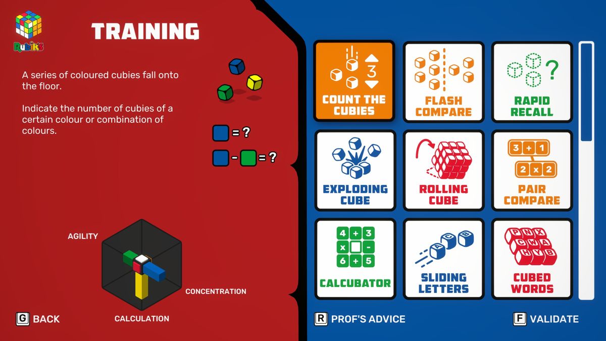 Professor Rubik's Brain Fitness screenshot 2 for Playstation 4